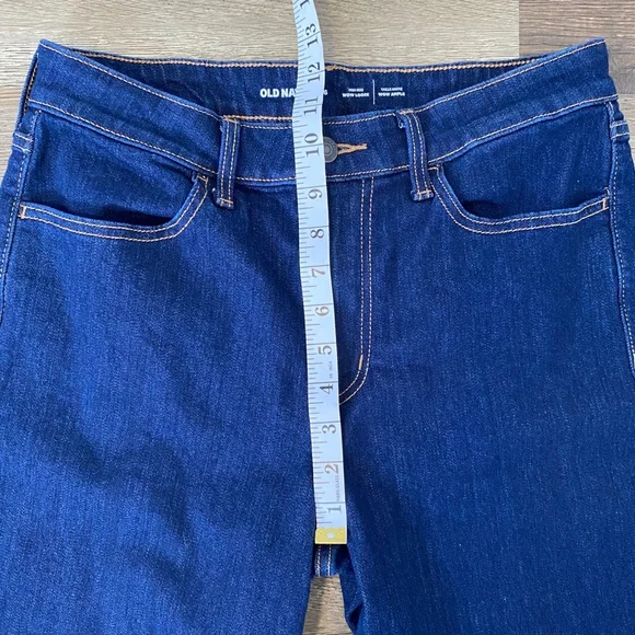 Old Navy Jeans Women’s Size 6 Size 6 Dark Blue High-Rise Wow Loose - Picture 11 of 15